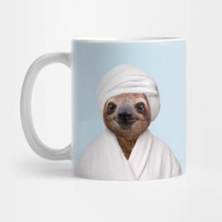 Sloth in Bathrobe Mug